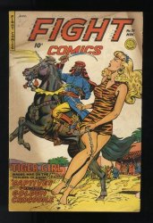 Cover Scan: Fight Comics #71 VG+ 4.5 Tiger Girl Appearance! - Item ID #599590