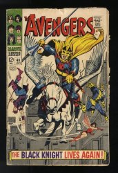 Cover Scan: Avengers #48 GD/VG 3.0 1st Appearance of Black Knight! - Item ID #605544