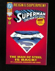 Cover Scan: Superman: The Man of Steel #22 Collector's Edition Variant - Item ID #609470