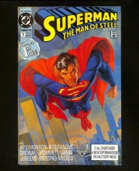Cover Scan: Superman: The Man of Steel #1 - Item ID #613289