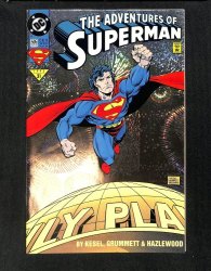 Cover Scan: Adventures of Superman #505 Enhanced Edition Variant - Item ID #613752