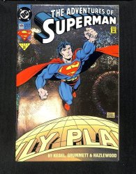 Cover Scan: Adventures of Superman #505 Enhanced Edition Variant - Item ID #613755