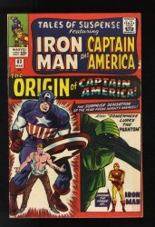 Cover Scan: Tales Of Suspense #63 FN/VF 7.0 Iron Man Origin Captain America! - Item ID #613801
