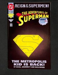 Cover Scan: Adventures of Superman #501 Die-Cut  Collector's Edition Variant - Item ID #614178