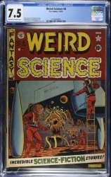 Cover Scan: Weird Science #8 CGC VF- 7.5 Off White to White - Item ID #618424