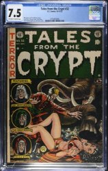Cover Scan: Tales From The Crypt #32 CGC VF- 7.5 Off White to White - Item ID #618426