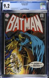 Cover Scan: Batman #221 CGC NM- 9.2 Off White to White Neal Adams Cover! - Item ID #618443