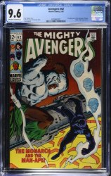 Cover Scan: Avengers #62 CGC NM+ 9.6 Off White to White - Item ID #618444