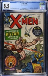 Cover Scan: X-Men #10 CGC VF+ 8.5 Off White to White - Item ID #618445