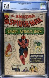 Cover Scan: Amazing Spider-Man #19 CGC VF- 7.5 Off White to White - Item ID #618449
