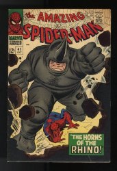 Cover Scan: Amazing Spider-Man #41 FN+ 6.5 1st Appearance Rhino! - Item ID #619270