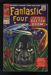 Cover Scan: Fantastic Four #57 FN- 5.5 Doctor Doom Silver Surfer Appearance - Item ID #623662