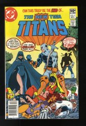 Cover Scan: New Teen Titans #2 VF+ 8.5 Newsstand Variant 1st Appearance Deathstroke! - Item ID #623676