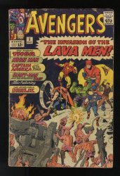 Cover Scan: Avengers #5 VG 4.0 Hulk and Lava Men Appearance! Jack Kirby! Stan Lee! - Item ID #623683