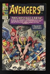 Cover Scan: Avengers #12 VF- 7.5 Thor Iron Man Captain America! Stan Lee Script! - Item ID #623726