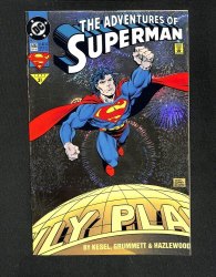 Cover Scan: Adventures of Superman #505 Enhanced Edition Variant - Item ID #623761
