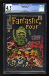Cover Scan: Fantastic Four #49 CGC VG+ 4.5 Off White to White - Item ID #624215