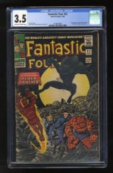 Cover Scan: Fantastic Four #52 CGC VG- 3.5 Off White to White - Item ID #624216