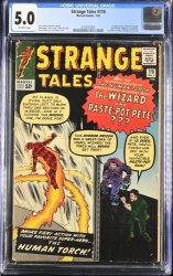 Cover Scan: Strange Tales #110 CGC VG/FN 5.0 Off White 1st Appearance Doctor Strange! - Item ID #624756