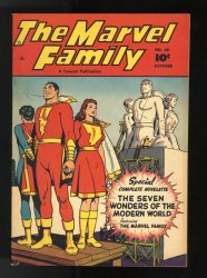 Cover Scan: Marvel Family #40 VF+ 8.5 Shazam! Art by Howard Boughner! - Item ID #626301