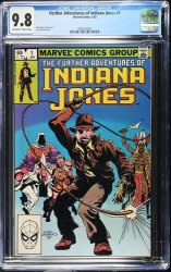 Cover Scan: Further Adventures of Indiana Jones #1 CGC NM/M 9.8 Off White to White - Item ID #630592