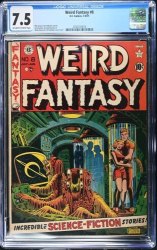 Cover Scan: Weird Fantasy #8 CGC VF- 7.5 Off White to White - Item ID #630807