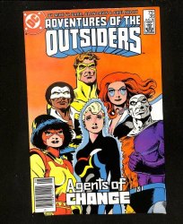 Cover Scan: Adventures of the Outsiders #36 Newsstand Variant - Item ID #636612