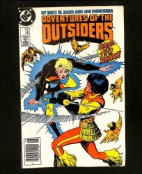 Cover Scan: Adventures of the Outsiders #46 Newsstand Variant - Item ID #636640