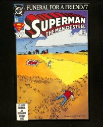 Cover Scan: Superman: The Man of Steel #21 - Item ID #637615