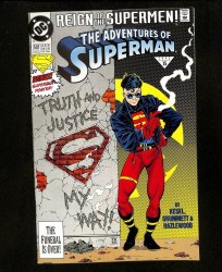 Cover Scan: Adventures of Superman #501 - Item ID #637649