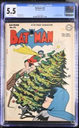 Cover Scan: Batman #33 CGC FN- 5.5 White Pages Christmas Tree Cover! - Item ID #639436