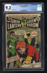 Cover Scan: Green Lantern #85 CGC NM- 9.2 Drug Issue! Neal Adams Green Arrow! - Item ID #648214