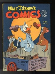 Cover Scan: Walt Disney's Comics And Stories #44 VG+ 4.5 - Item ID #657150
