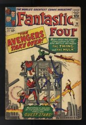 Cover Scan: Fantastic Four #26 VG 4.0 Avengers Crossover!! The Thing!! - Item ID #658962