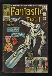 Cover Scan: Fantastic Four #50 VG+ 4.5 3rd Appearance Silver Surfer! - Item ID #658972