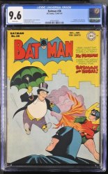 Cover Scan: Batman #38 CGC NM+ 9.6 White Pages Penguin Cover and Story! - Item ID #673304