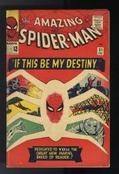 Cover Scan: Amazing Spider-Man #31 P 0.5 (Incomplete) 1st Appearance Gwen Stacy!! - Item ID #674654