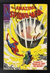 Cover Scan: Amazing Spider-Man #61 FN- 5.5 1st Gwen Stacy Cover Appearance! - Item ID #675005