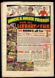 Back Cover Captain Marvel Adventures 62