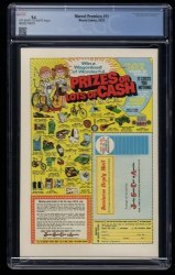 Back Cover Marvel Premiere 11