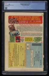 Back Cover Captain America 117
