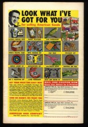 Back Cover Action Comics 251