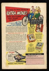 Back Cover Action Comics 267