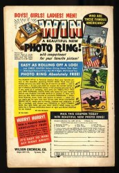 Back Cover Detective Comics 292