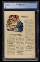 Back Cover Amazing Spider-Man 50