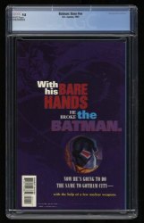 Back Cover Batman: Bane nn
