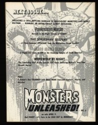Back Cover Monsters Unleashed 5