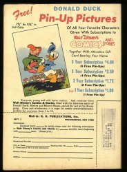 Back Cover Walt Disney's Comics And Stories 80