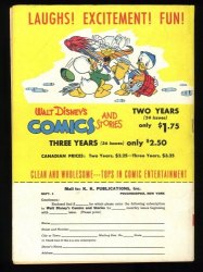 Back Cover Walt Disney's Comics And Stories 66