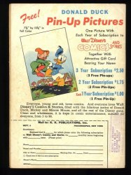 Back Cover Walt Disney's Comics And Stories 57